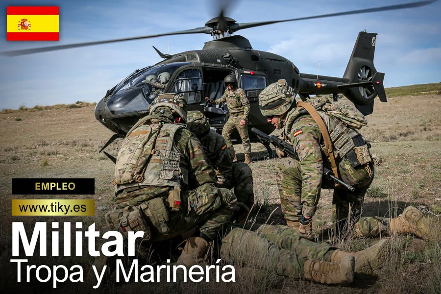 Convocatoria de Tropa y Marinería en España con 4.527 plazas y formación pública estable 2026