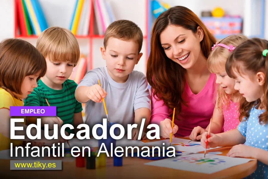 Trabajar como Educador/a Infantil en Alemania: contrato indefinido, salario y formación incluida 2026