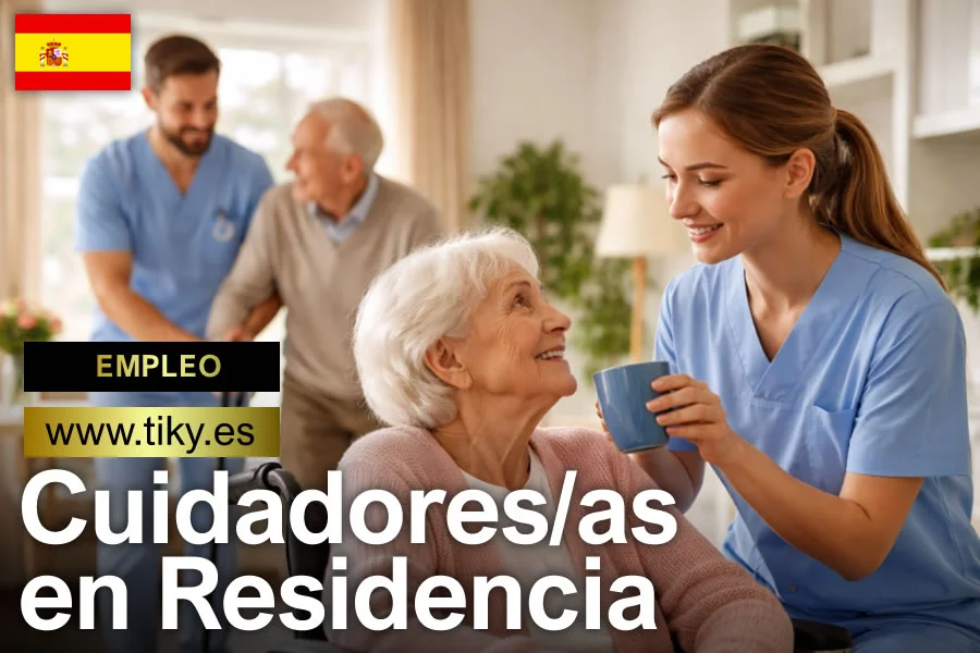 Técnico de atención a la dependencia en Esplugues (Barcelona) en Residencia Bouco con turnos estables 2026