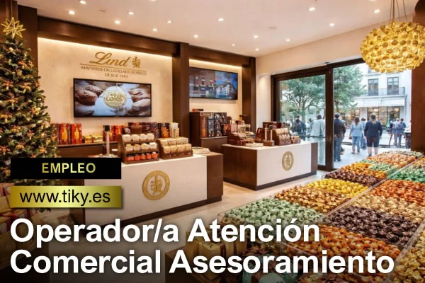 Asesor comercial en Madrid para tienda Gourmet de marca internacional con contrato indefinido 2026