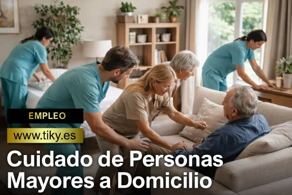 Personal de asistencia domiciliaria en Almería para entornos de cuidado profesional organizado 2026