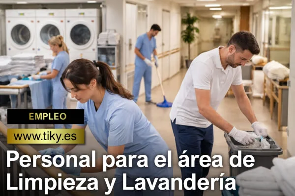Personal de servicios operativos de lavandería en Barcelona para centros residenciales 2026