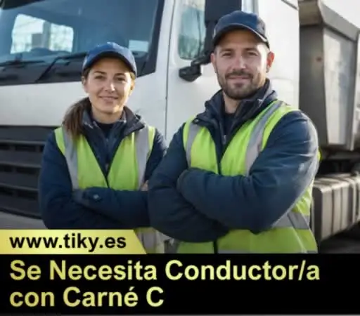 Conductor/a con carné C en Madrid 2026: empleo en Vallecas